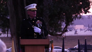 B-Roll: Camp Pendleton hosts the 78th Annual Evening Colors Ceremony