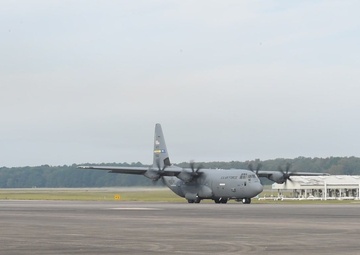 Air National Guardsmen participate in Little Rock AFB 65th anniversary
