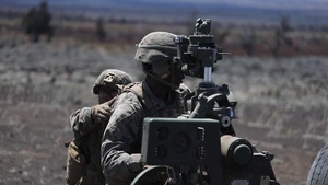 Charlie Battery conducts direct fire training, PTA (B-Roll)