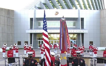 National Museum of the Marine Corps hosts Battle Color Ceremony