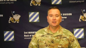 3rd Infantry Division soldier shoutout to the Philadelphia Eagles
