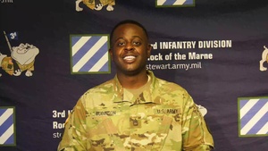 3rd Infantry Division soldier shoutout to Alabama State University