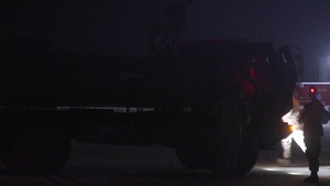 U.S. Marine Corps KC-130J Conducts Night Raid