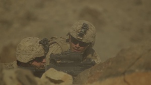 B-Roll of 2/1 Conducting Platoon Attacks on Range 410A During SLTE 1-21