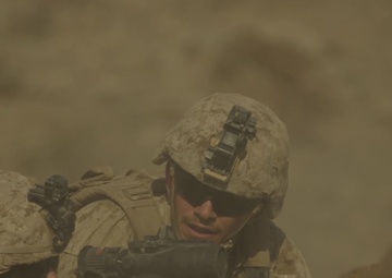 B-Roll of 2/1 Conducting Platoon Attacks on Range 410A During SLTE 1-21