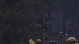 Day Two Fire Fighting Operations in the Shasta-Trinity National Forest