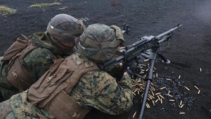 U.S. Marines conduct a crew served weapons range during Fuji Viper 21.1 B-Roll