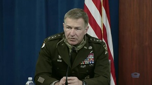 Top Army Officials Hold Briefing at Pentagon