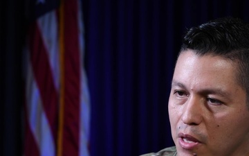 Lt. Col Mendoza Speaks on Hispanic Heritage Month