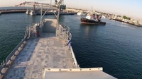 Logistic Support Vessel 5 and 6 homecoming ceremony