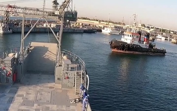 Logistic Support Vessel 5 and 6 homecoming ceremony