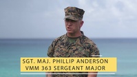 MAG-24 U.S. Marine Corps worship service interview submission
