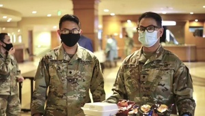 Guam Guardsmen React to Letters from COVID-19 Quarantine Guests