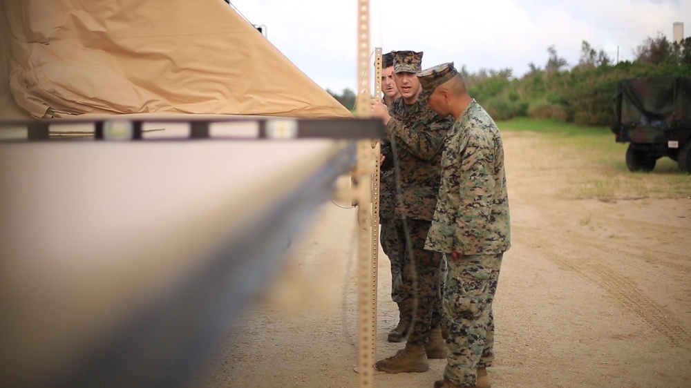 DVIDS - Video - U.S. Marines with HQBN 3d Marine Division set up a MECC