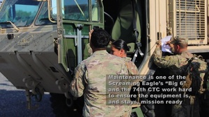 Lifeliner Soldiers Conduct Vehicle Maintenance