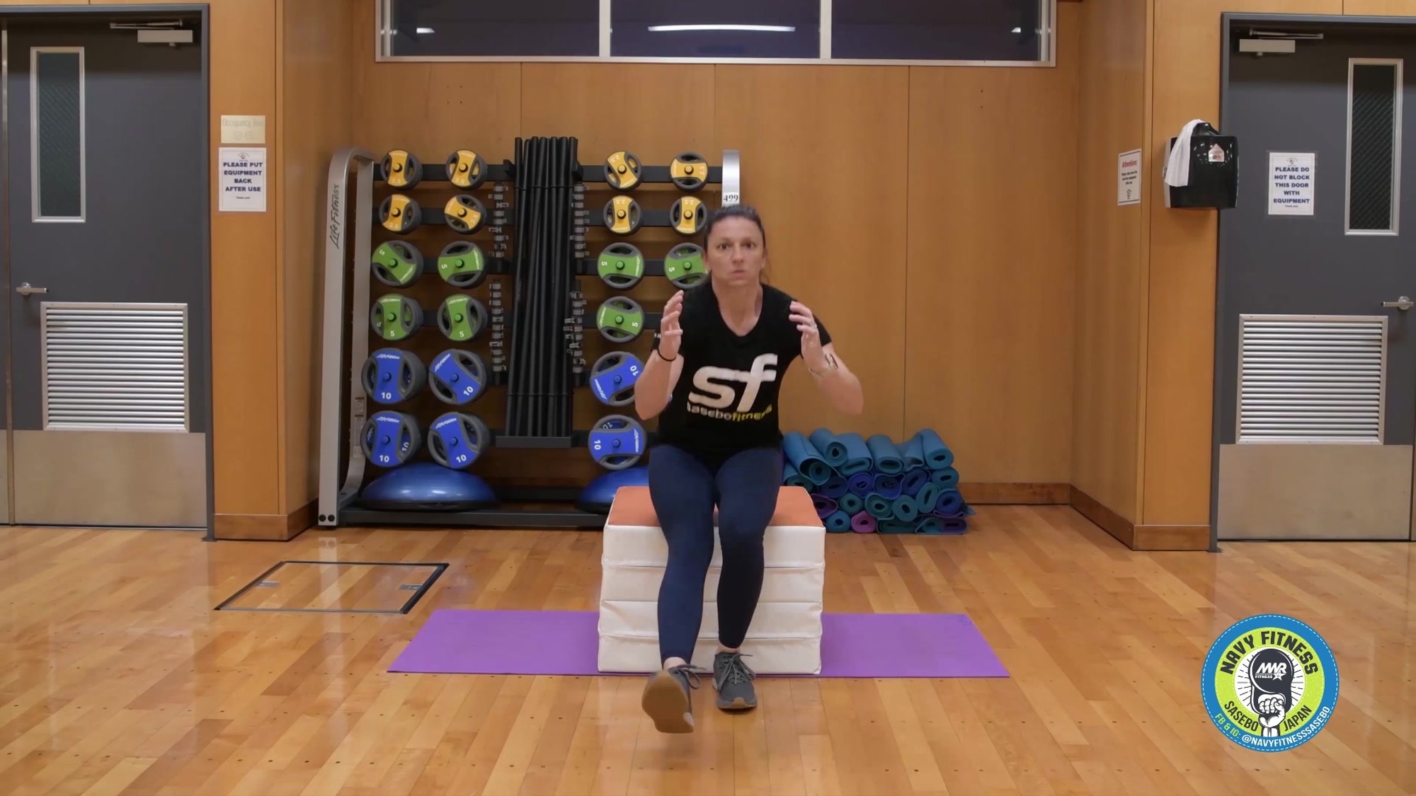 201020-N-FQ994-001 SASEBO, Japan (Oct. 20, 2020) Learn how to properly perform a Chair Pistol Squat during this Fitness Workout video by Kelly Stratoti. The Chair Pistol Squat exercise will build lower body and core strength. Kelly Stratoti is a fitness instructor available at the Fleet Fitness Center in Sasebo, Japan. (U.S. Navy video by Mass Communication Specialist 2nd Class Robert S. Price/Released)