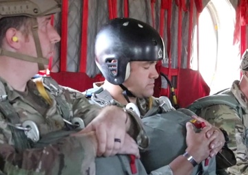 Hillclimbers support paratroopers