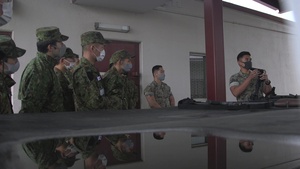 JSDF Members visit CATC Camp Fuji for a tour around the base