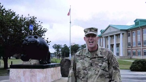 3rd Infantry Division soldier shout-out to the Cleveland Browns