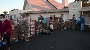 Arizona Guard serves at walk-through food pantry