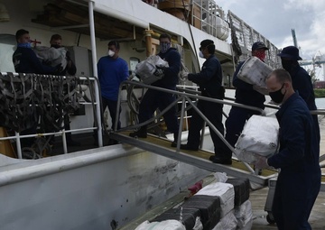 Coast Guard crews offload more than $187 million worth of narcotics in District 7