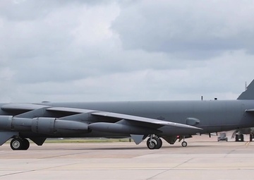 GLOBAL THUNDER 21 - B-52s Take Off From Barksdale AFB