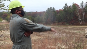 Fort McCoy RTS-Maintenance Wheeled Vehicle Recovery Course Training: Winching out a mired vehicle