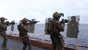 FRP, ARP, 31st MEU conduct live fire exercise aboard USS America