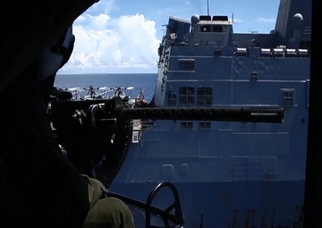 VMM-262 (Reinforced), 31st MEU fire weapons from the sky