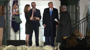 President Trump Participates in the Swearing-In Ceremony of the Honorable Amy Coney Barrett