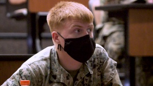 Bold Quest 20.2 - Marines Receive Briefing in Auditorium
