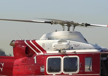 B-Roll: OCFA Bell 412EP Copter 1 flight demo at JFTB