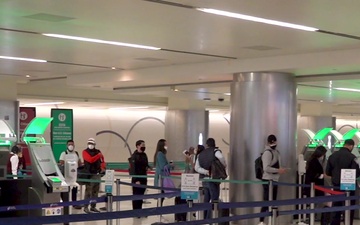 B-Roll: Simplified Arrival at Los Angeles International Airport, Tom Bradley Terminal