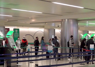B-Roll: Simplified Arrival at Los Angeles International Airport, Tom Bradley Terminal