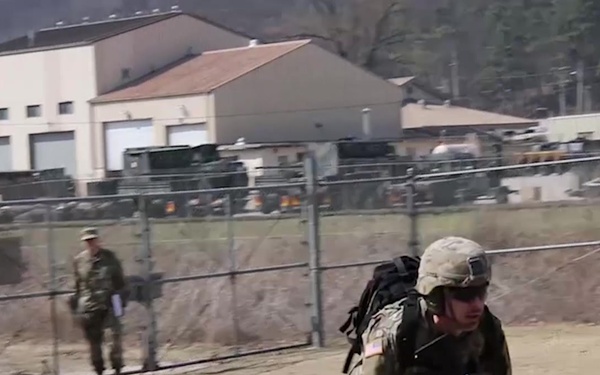 Dagger Soldiers Squad Bounding Training Exercise