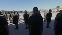 Echo Company Motivational Run and Platoon Introductions