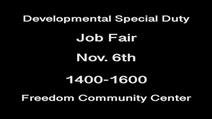 97 AMW Developmental Special Duty job fair