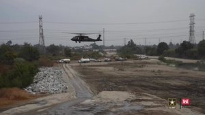 LA District Conducts Flood Fight Training With California National Guard (CLEAN-NOSUPERS)