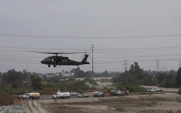LA District Conducts Flood Fight Training With California National Guard (CLEAN-NOSUPERS)