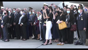 Medal of Honor recipient Pfc. Bruce W. Carter remains moved to Arlington National Cemetery