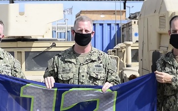 Seattle Seahawks Shoutout - Lt. Cmdr. David Johnston, Cmdr. Kory Anglesey, Cmdr. Schultz