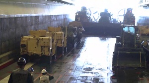 US Navy LCACs embark aboard USS Makin Island