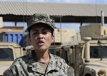 Las Vegas Raiders Shoutout - Petty Officer 2nd Class Natalia Murillo