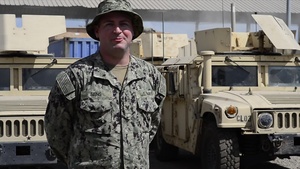 New Orleans Saints Shoutout - Petty Officer 3rd Class Colin Sens
