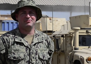 New Orleans Saints Shoutout - Petty Officer 3rd Class Colin Sens