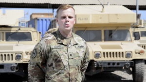 Chicago Bears Shoutout - Spc. Aidan Cairns