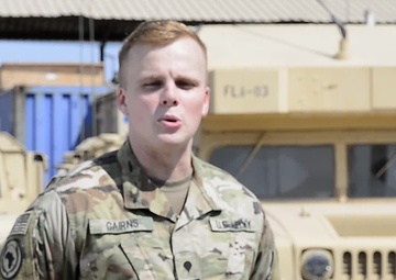 Chicago Bears Shoutout - Spc. Aidan Cairns