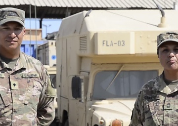 Happy Veterans Day Sioux Falls, South Dakota - U.S. Army Master Sgt. Elizabeth Crawford and Spc. Challenge Crawford