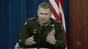 Top Army Officials Hold Briefing at Pentagon