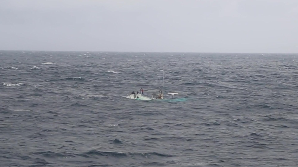 DVIDS - Video - Coast Guard Cutter James rescues four people from ...
